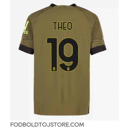 AC Milan Theo Hernandez #19 Tredjetrøje 2022-23 Kortærmet